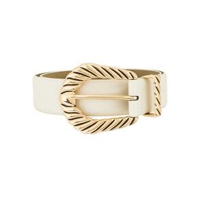 Statement Belt with Gold-Tone Buckle